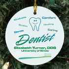 Dentist Personalized Ceramic Ornament
