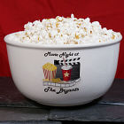 Personalized Movie Night Ceramic Bowl U367613