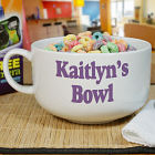Personalized Ceramic Any Message Cereal Bowl U367723
