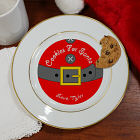Personalized Cookies for Santa Ceramic Plate U368512