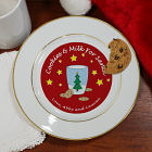 Cookies for Santa - Cocoa or Milk Personalized Ceramic Plate U368712