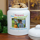 Treats for My Sweets Photo Ceramic Cookie Jar