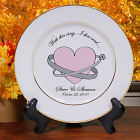 With This Ring Personalized Ceramic Plate U370412