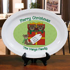 Teddy Bear Family Personalized Serving Platter U370617