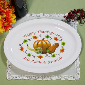 Thanksgiving Personalized Platter