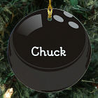 Bowling Ball Personalized Ceramic Ornament