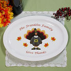 Pilgrim Turkey Personalized Serving Platter U374517