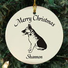 Dog Breed Personalized Ceramic Ornament