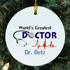 World's Greatest Doctor Personalized Ornament