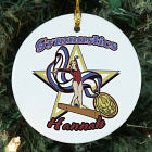 Personalized Ceramic Gymnastics  Ornament