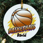 Personalized Ceramic Basketball Ornament U377110
