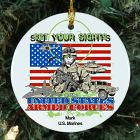 Personalized Ceramic Armed Forces Ornament