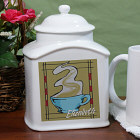 Personalized Ceramic Tea Jar U380416