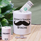 Personalized Ceramic Don't Touch My Stash Coin Jar