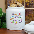 Life Is Sweeter Personalized Ceramic Cookie Jar