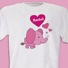 Custom Printed Elephant Youth T-shirt 33296x