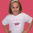 Little Princess Personalized Youth T-shirt