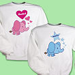 Personalized Elephant Youth Sweatshirt 53296x