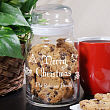 Personalized Christmas Cookie Jar