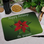 Poinsettia Holiday Personalized Cutting Board 63125793