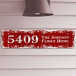 Personalized Christmas Home Address Sign 63130988