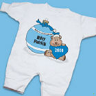 Baby's First Blue Ornament Romper