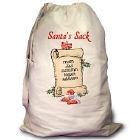 Santa's List Personalized Gift Sack 6831442