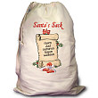 Santa's List Personalized Gift Sack 6831442