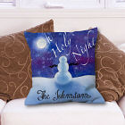 Personalized Oh Holy Night Throw Pillow 83061573