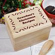 Personalized Christmas Recipe Box 8530933