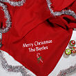Personalized Christmas Candy Cane Fleece Blanket E31352RD