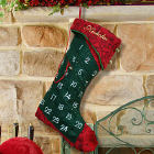 Personalized Advent Calendar Christmas Stocking