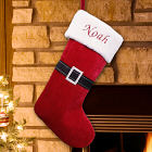 Santa Suit Embroidered Christmas Stockings