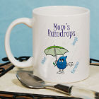 Raindrops Ceramic Coffee Mug