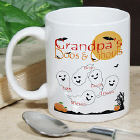 Personalized Boos and Ghouls Halloween Coffee Mug
