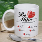 Be Mine Hearts Coffee Mug