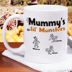 Lil’ Monsters Personalized Halloween Coffee Mug
