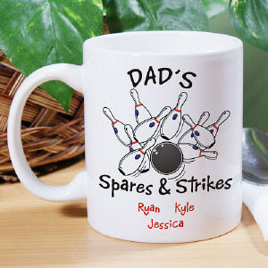 Spares Strikes Bowling Coffee Mug