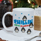 Chillin' Penguin Personalized Winter Coffee Mug