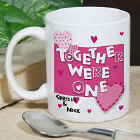 Together We're One Personalized Coffee Mug