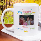 My Heart Personalized Photo Coffee Mug