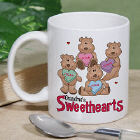 Candy Sweethearts Bears Valentine Coffee Mug