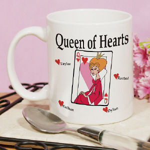 Queen of Hearts Valentine Coffee Mug