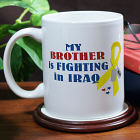 I Know Someone Fighting In Iraq Personalized Military Ceramic Coffee Mug