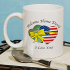 Two Hearts Personalized Military Ceramic Coffee Mug