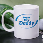 Personalized Proud New Daddy Coffee Mug