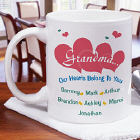 Our Hearts Personalized Ceramic Coffee Mug