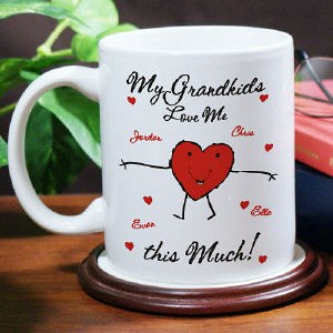 Loves Me This Much Valentine Coffee Mug