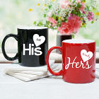 Personalized His and Hers Coffee Mug