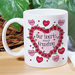 Heart Wreath Coffee Mug